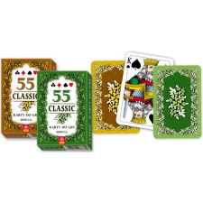 Trefl 55 Lapos Francia Kártya - Zöld - 14 Éves kortól (K14905) kártyajáték