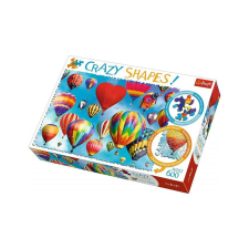 Trefl 600 db-os puzzle - Crazy Shapes - Színes hőlégballonok (11112) puzzle, kirakós