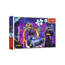 Trefl 60 db-os puzzle - DC Batwheels - Batman és járművei (17400) puzzle, kirakós