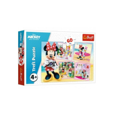 Trefl 60 db-os puzzle - Minnie Mouse - Csíz (17360) puzzle, kirakós