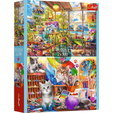Trefl A festészet művészete - 2 x 500 darabos puzzle (37530) puzzle, kirakós