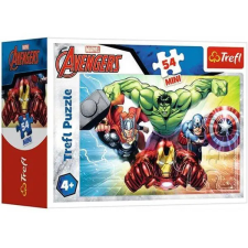 Trefl Avangers Hulk Amerika kapitány Thor Vasember 54 db-os mini puzzle Trefl puzzle, kirakós