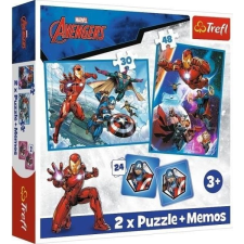 Trefl Avengers Puzzle és Memóriajáték 2 az 1-ben Trefl (93333 TREFL) puzzle, kirakós