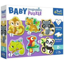 Trefl baby: az erdőben puzzle szett puzzle, kirakós