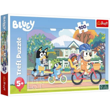 Trefl Bluey biciklizik 100db-os puzzle - Trefl puzzle, kirakós