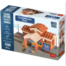 Trefl Brick Trick Téglából építünk: Vasútállomás építőjáték – Trefl barkácsolás, építés