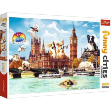 Trefl Crazy City: Kutyák Londonban 1000db-os puzzle (10596T) (T10596T) puzzle, kirakós