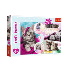 Trefl Cuki cicák puzzle 160db-os - Trefl puzzle, kirakós
