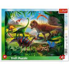 Trefl Dinoszauruszok 25 db-os keretes puzzle - Trefl puzzle, kirakós