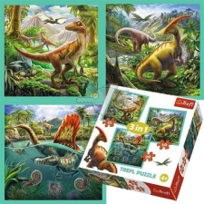 Trefl : dinoszauruszok 3 az 1-ben puzzle puzzle, kirakós