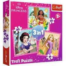 Trefl : Disney hercegnők 3 az 1-ben puzzle puzzle, kirakós