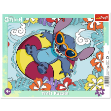 Trefl Disney Stitch 25db-os keretes puzzle - Trefl puzzle, kirakós