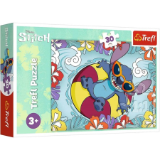 Trefl Disney Stitch élvezi a nyaralást 30db-os puzzle - Trefl puzzle, kirakós