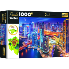 Trefl : Dubai éjszaka puzzle - 1000 darabos + szortírozó tálca (10660) (10660) puzzle, kirakós