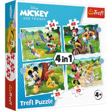 Trefl egér szép napja 4 az 1-ben puzzle (34604) (TR34604) puzzle, kirakós