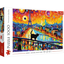 Trefl Egy cica Párizsban 1000db-os HQ puzzle kirakó puzzle, kirakós