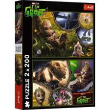 Trefl : Galaxis őrzői, Groot - 2 x 200 darabos puzzle puzzle, kirakós