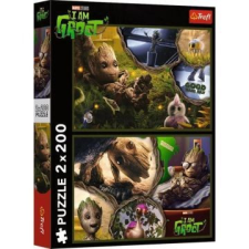 Trefl : Galaxis őrzői, Groot - 2 x 200 darabos puzzle puzzle, kirakós