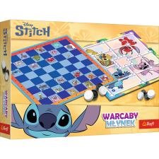 Trefl Gry Dáma és malomjáték Lilo és Stitch Trefl 02799 társasjáték