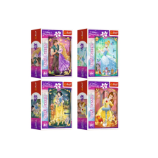 Trefl Gyönyörű Disney Hercegnők 54db-os mini puzzle több változatban - Trefl puzzle, kirakós
