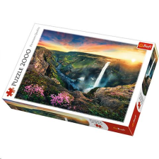 Trefl Haifoss vízesés, Izland puzzle 2000db-os (27091) (Trefl 27091) puzzle, kirakós