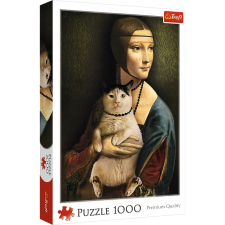 Trefl Hölgy macskával - 1000 darabos puzzle puzzle, kirakós