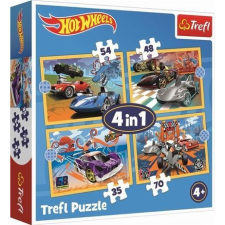 Trefl Hot Wheels 4 az 1-ben puzzle - Trefl (029333) puzzle, kirakós