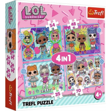 Trefl Lol Surprise Puzzle 4 az 1-ben Trefl (34613 TR) puzzle, kirakós