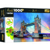 Trefl : london, tower bridge puzzle - 1000 darabos + szortírozó tálca