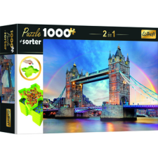 Trefl : london, tower bridge puzzle - 1000 darabos + szortírozó tálca puzzle, kirakós