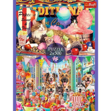 Trefl : Négylábú barátok 2 az 1-ben puzzle - 500 darabos puzzle, kirakós