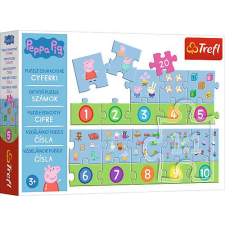 Trefl Peppa malac oktató Puzzle - Számok 20db puzzle, kirakós