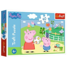 Trefl : Peppa malac, Vidám szórakozás - 60 darabos puzzle (17356) (17356) puzzle, kirakós