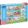 Trefl Peppa Pig 10 in 1 Mega Pack Kirakós játék 48 db Rajzfilmek (332768)