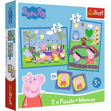 Trefl Peppa Pig Happy Moments Kirakós játék 30 db Rajzfilmek (93331 TREFL) puzzle, kirakós