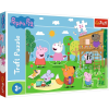 Trefl Peppa Pig Maxi Fun in the grass Kirakós játék 24 db Egyéb típusú (465617)