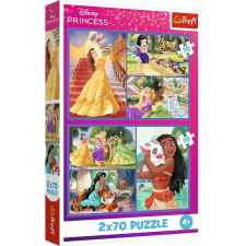 Trefl Puzzle -2×70 – Mesenapok – Disney Princess 34440 26360 (34440 TR) puzzle, kirakós