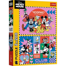 Trefl Puzzle Disney - Mickey Mouse 2x200 db-os 13319 (13319 TR) puzzle, kirakós