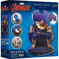 Trefl Puzzle Wood Craft: Bosszúállók, Thanos - 160 darabos puzzle fából (227256/20184) (20184) puzzle, kirakós