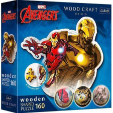 Trefl Puzzle Wood Craft: Bosszúállók, Vasember - 160 darabos puzzle fából (227253/20183) (20183) puzzle, kirakós