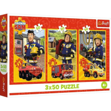 Trefl Sam a tűzoltó: A tűzoltói csapat 3x50db-os puzzle - Trefl (34880) puzzle, kirakós