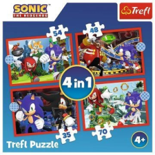 Trefl : Sonic, a sündisznó kalandjai 4 az 1-ben puzzle puzzle, kirakós