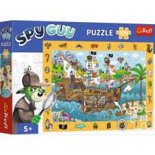 Trefl : Spy Guy Kalózhajó nyomozós képkereső puzzle - 100 darabos (241210) (241210) puzzle, kirakós