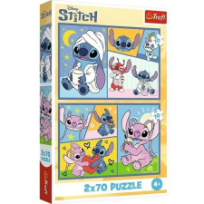Trefl Stitch puzzle 2 x 70 db-os - Stitch kalandjai puzzle, kirakós
