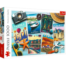 Trefl Trefl 1000 darabos puzzle - Nyaralási képeslapok puzzle, kirakós