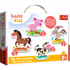 Trefl Trefl baba puzzle - A farmon 4 az 1-ben puzzle, kirakós