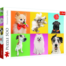 Trefl TrefL boldog kutyák puzzle 500 darabos puzzle, kirakós