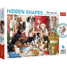 Trefl Trefl Hidden Shapes: Kutyás Puzzle 1043 darab puzzle, kirakós