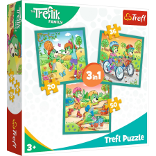 Trefl Trefl: Ismerkedj meg a Treflíkiekkel 3 az 1-ben puzzle puzzle, kirakós
