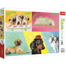 Trefl Trefl neon színvonalú puzzle – kutya relax 1000 darabos puzzle, kirakós